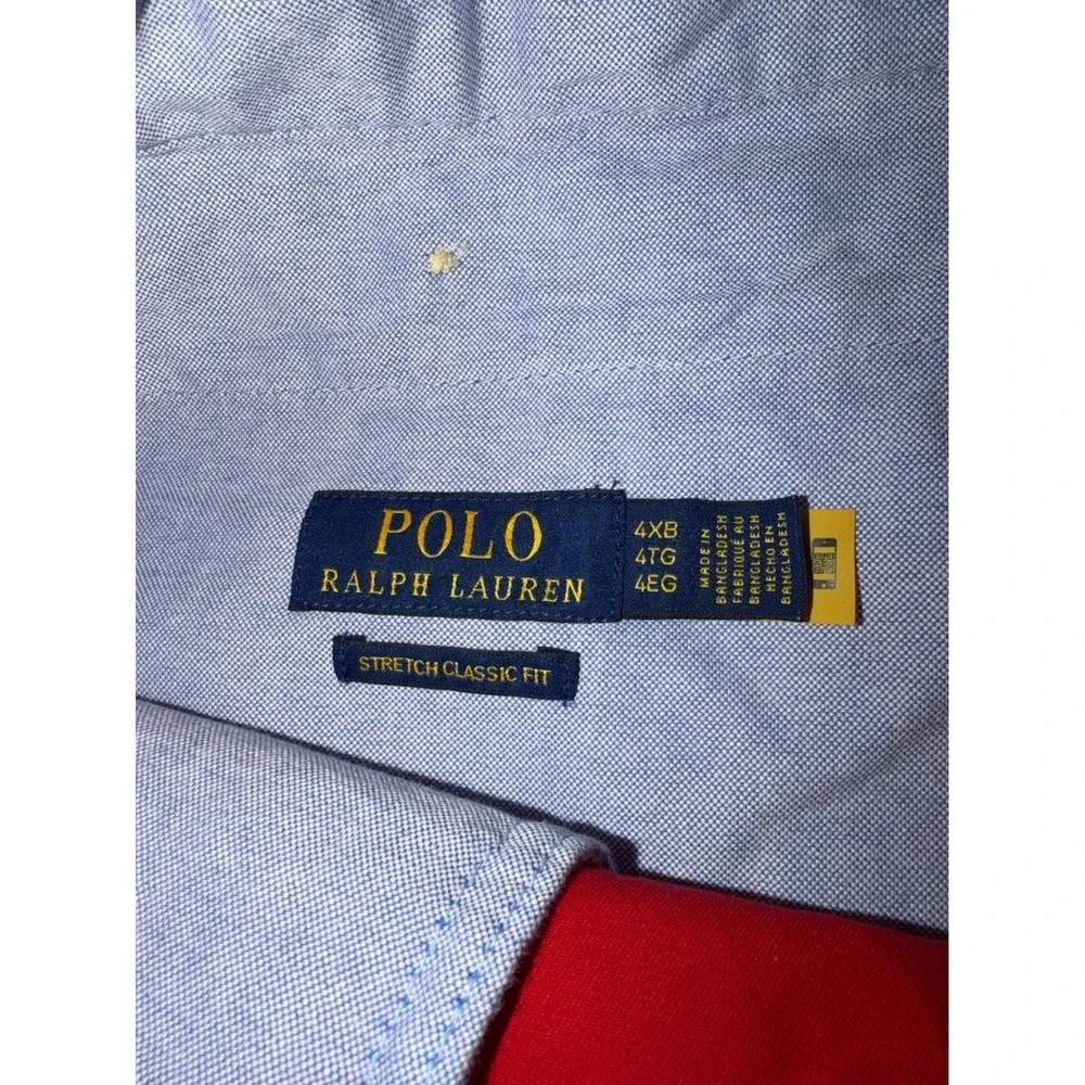 Polo Ralph Lauren Shorts Mens 4XB Red Stretch Classic Fit Drawstring Pony Logo